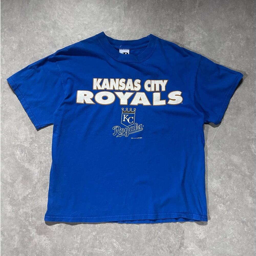 2003 Vintage Kansas City Royals Dynasty Blue T Shirt -L